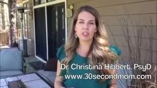 30Second Mom Video: Dr. Christina Hibbert Shares How to Deal with Grief and Loss