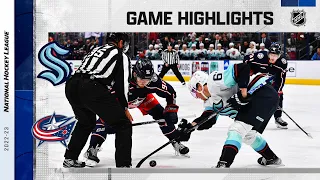 Kraken @ Blue Jackets 3/3 | NHL Highlights 2023