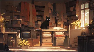 [Chill/Sleep/Healing] Cat & Sunny Room 😸🌟🌞 Chill Lofi - Study Music 🎶🎼 Lofi With My Cat