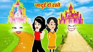 LIVE जादुई दो रास्ते |Jadui Kahani|Moral Story|Hindi khani |Jadui kahani|New kahani|Cartoon|