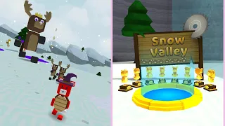 SUPER Bear Adventure | Gameplay Walkthrough All golden bears in Snow Valley