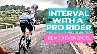 WORLD CHAMPION vs AMATEUR CYCLIST : Interval on the wheel of Remco Evenepoel 🚀