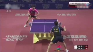 Xu Xin vs Zhou Yu | 2016 China Super League(12 Round) | Highlights | Table Tennis