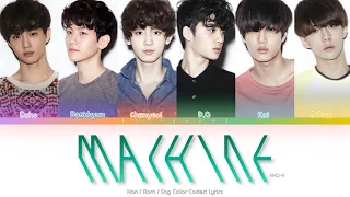 EXO-K (엑소케이) Machine Color Coded Lyrics (Han/Rom/Eng)