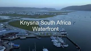 Drone Footage Knysna Waterfront South Africa