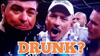 SERIOUS QUESTION: WAS TEOFIMO LOPEZ SR. DRUNK WHILE INSTRUCTING HIS SON?