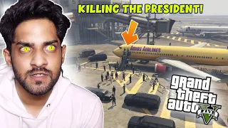 I KILLED THE PRESIDENT IN GTA 5! ⚫ THUGESH