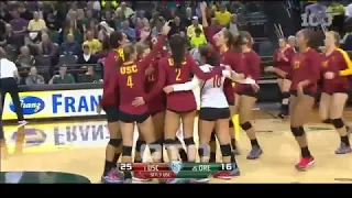 #tb Samantha Bricio (USC) vs Oregon 151025