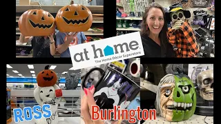 CODE ORANGE 🎃 At Home, Burlington & Ross Halloween | Road Trip Shop With Us!