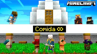 COMIDA INFINITA com VILLAGERS no Minecraft - Creative Squad II (#45)