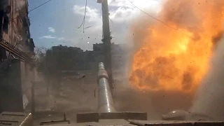 ᴴᴰ Death of a Tank on GoPro ✞T-72 destroyed - OnBoards Syria ♦ subtitles ♦