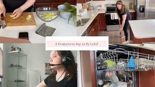 A Productive Day in My Life! | Working Stay at Home Mom