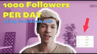 How I Was Getting 1000 Instagram Followers Per Day On Using FaceBook Ads