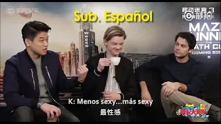 Maze Runner Dylan quiere ver llorar a los fans, Sub español, Ki Hong Lee, Thomas Brodie Sangster