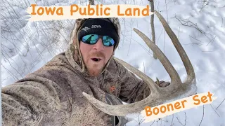Booner Set | Iowa Public Land | Shed Hunting