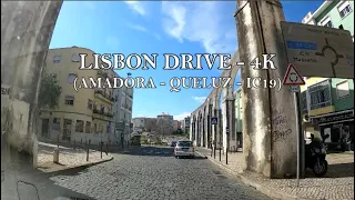 Lisbon Drive 4K - Driving in Lisbon throughout Amadora and Queluz 2023, Portugal [4k Ultra HD]