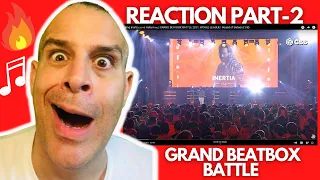 King Inertia 🇺🇸 vs Helium 🇷🇺 | GRAND BEATBOX BATTLE WORLD LEAGUE | REACTION | PART 2