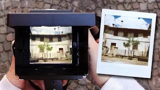 Relaxing POV Instant Photography in a medieval town with the MINT TL70 PLUS