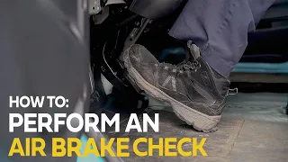 How to Perform an Air Brake Check