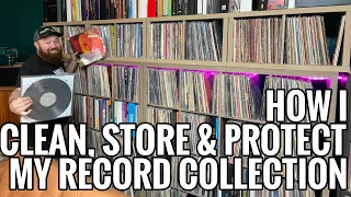 How I Clean, Store and Protect My Record Collection! Tips For Beginners!