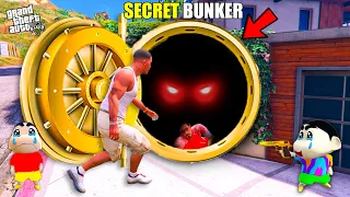 GTA 5 : Franklin & Shinchan Found An Ultimate SECRET Underground Bunker Under Franklin House GTA 5 !