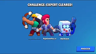 Brawl stars Robo Rumble expert Boss Challenge Cleared Gameplay Walkthrough Android iOS