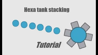 Arras.io - How to do hexa tank stack | Hexa tank stacking tutorial (Flipping)