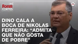 Flávio Dino responde Nikolas Ferreira: "Porque não falam dos fuzis encontrados na Barra da Tijuca?"