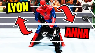 VENOM CONTRO SPIDER-MAN SU WWE 2K22!!