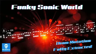 Funky Sonic World (Gitadora Master) Drum Notation Fully Extracted | 完整鼓谱 | 完全ドラムスコア