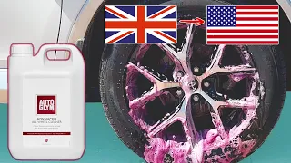 An American's View of Autoglym's NEW Advanced All Wheel Cleaner