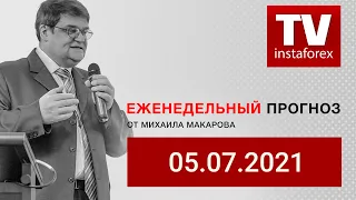 Форекс-прогноз: Торговый план на 5 -  9 июля 2021. Вебинар Михаила Макарова.