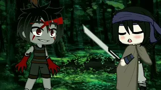 E se Sasuke estivesse em Demon Slayer (Gacha Club) (EP:01) Um andarilho em novas terras.