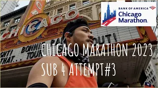 Chicago Marathon 2023 - Sub 4 attempt