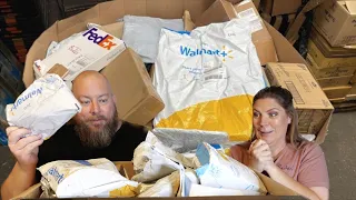 I Bought A GIANT Mystery Box of Walmart BLIND Package Returns