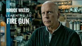 Death Wish : Bruce Willis learning to fire gun(with subtitles)