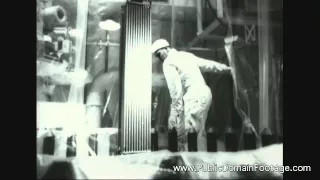 Sturgis Liberty class ship converted to nuclear power plant archival footage