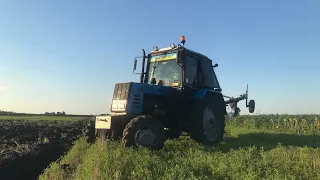 🌾Оранка пшениці🚜мтз 82 і ПЛН 3-35