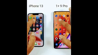 iPhone 13 Vs. oneplus 9pro #shots #iphone #oneplusnord