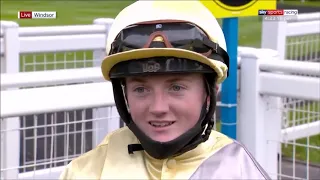Hollie Doyle makes history at Windsor | The first female jockey to ride five winners on one card