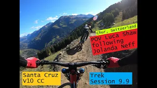 POV Luca Shaw following Jolanda Neff in Chur Switzerland!