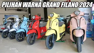 PILIHAN WARNA BARU GRAND FILANO 2024!! BISA DP DI BAWAH 1 JUTA