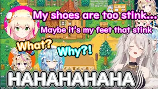 Nene's feet smell too bad【 Hololive ▷ Eng sub】