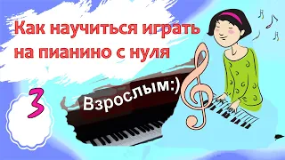 Фортепиано с нуля для взрослых. 3 урок. Что такое длительность и музыкальный размер/Марина Белянина