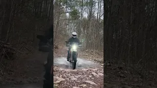 KTM 500 in the Virginia Mountains
