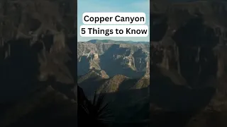 Copper Canyon Mexico || THINGS to Know #shorts