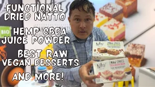 Best Raw Vegan Desserts + Hemp CBDa Juice Powder + More from Expo West 2023