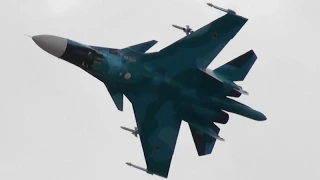 MAKS 2015 Su-34 Demoflight