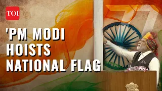 77th Independence Day: PM Modi hoists National Flag at Red Fort