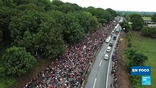 El destino de la caravana de migrantes que partió desde el sur de México hacia EE. UU.